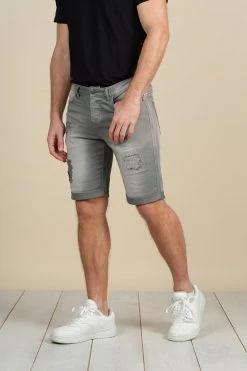 Shorts & Bermudas Short Slim Jogg Jean Délavé Pour Homme - BULLET S21JG860M - DEELUXEShort BULLET