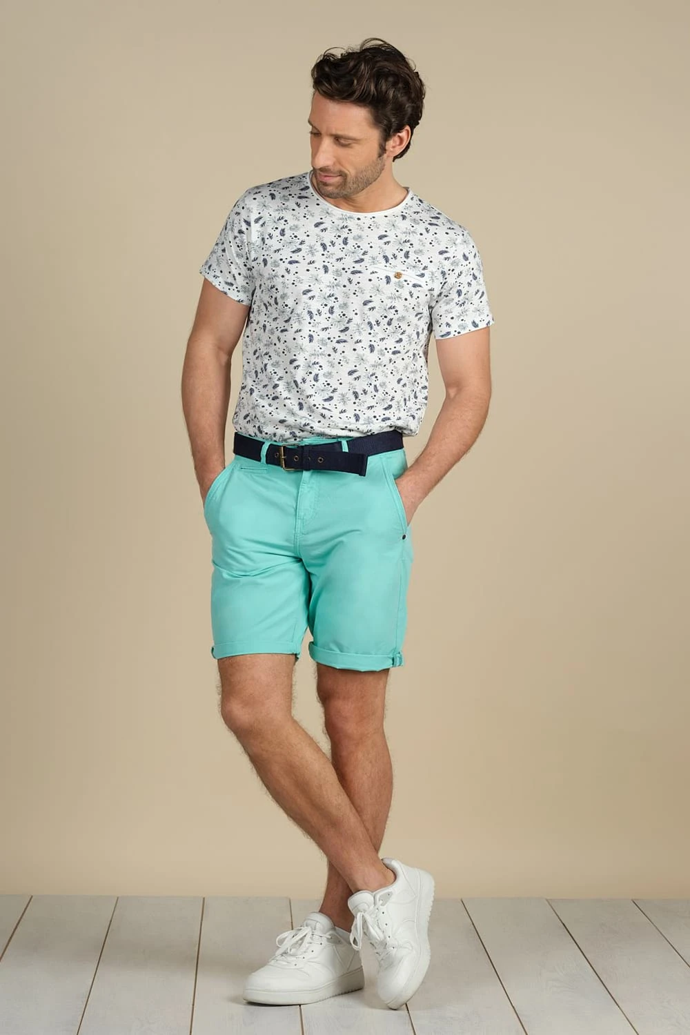Shorts & Bermudas Short Chino En Coton Pour Homme - ELIAZ S21708M - DEELUXEShort ELIAZ 4 Shorts & Bermudas Short Chino En Coton Pour Homme - ELIAZ S21708M - DEELUXEShort ELIAZ – Image 2