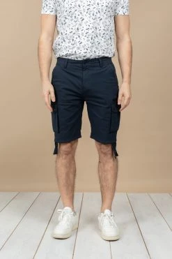 Shorts & Bermudas Bermuda Cargo Coupe Loose Pour Homme - FOSTER S21715M - DEELUXEShort FOSTER -Vêtements Homme Soldes Magasin short foster 8