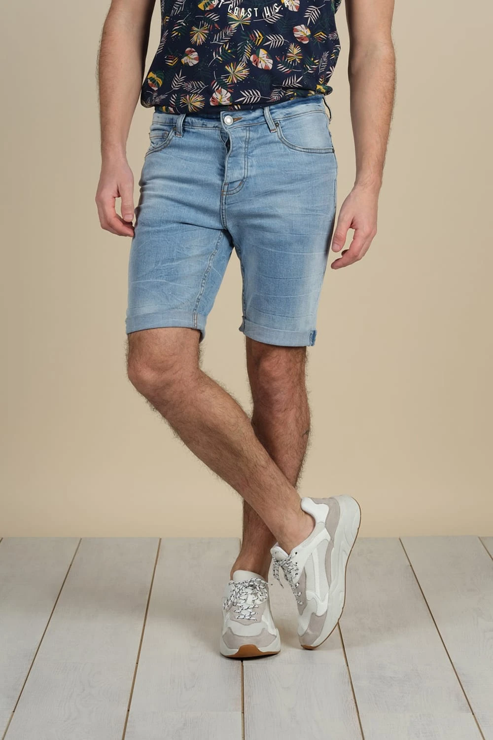 Shorts & Bermudas Bermuda En Jean Pour Homme - KURT S21J803M - DEELUXEShort KURT 3 Shorts & Bermudas Bermuda En Jean Pour Homme - KURT S21J803M - DEELUXEShort KURT