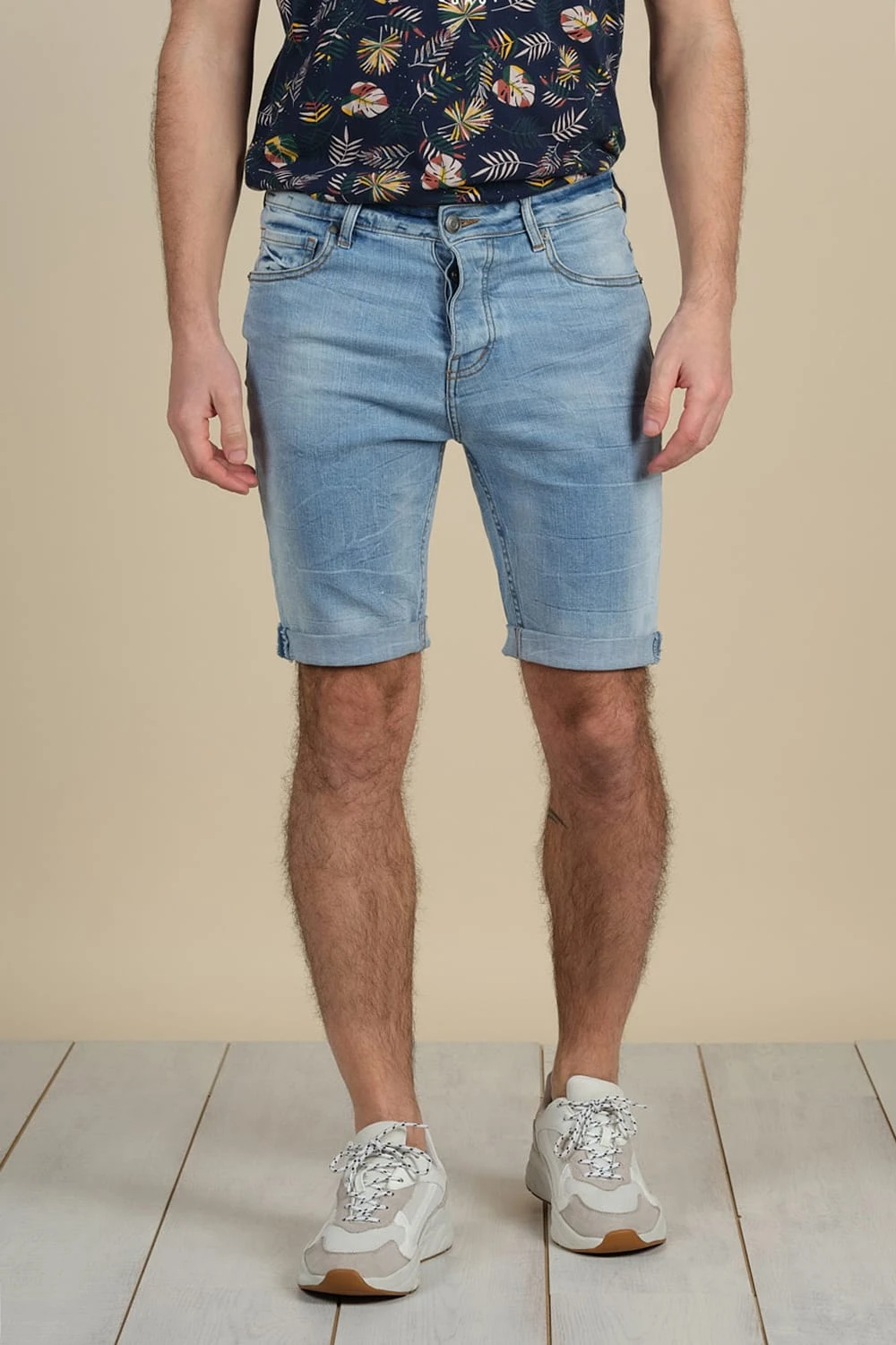 Shorts & Bermudas Bermuda En Jean Pour Homme - KURT S21J803M - DEELUXEShort KURT 5 Shorts & Bermudas Bermuda En Jean Pour Homme - KURT S21J803M - DEELUXEShort KURT – Image 3