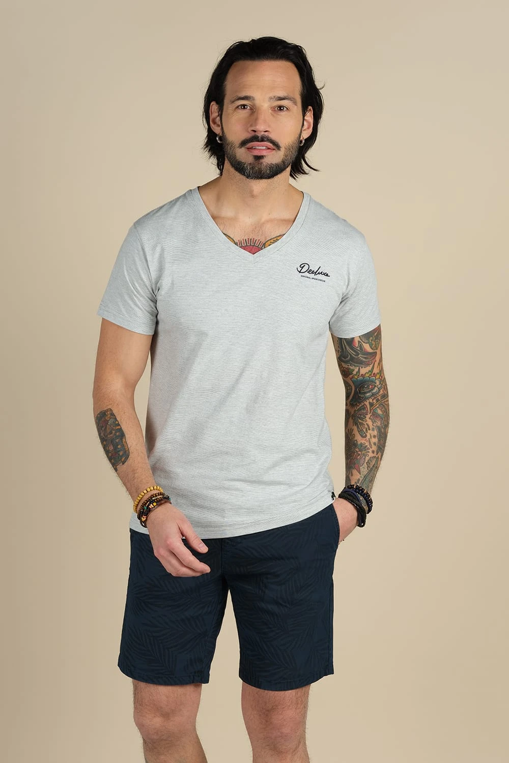 Shorts & Bermuda Homme Short Chino à Imprimé Floral Pour Homme - SOLIA S21709M - DEELUXEShort SOLIA 4 Shorts & Bermuda Homme Short Chino à Imprimé Floral Pour Homme - SOLIA S21709M - DEELUXEShort SOLIA – Image 2