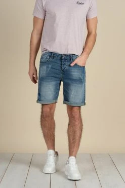 Shorts & Bermudas Short Relaxed Fit En Jean Délavé Pour Homme - SOYA S21J804M - DEELUXEShort SOYA -Vêtements Homme Soldes Magasin short soya 8