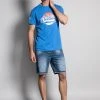 Shorts & Bermudas Short En Jean Avec Patchs Pour Homme - SOYA S20J802 - DEELUXESHORT SOYA 1 Shorts & Bermudas Short En Jean Avec Patchs Pour Homme - SOYA S20J802 - DEELUXESHORT SOYA -Vêtements Homme Soldes Magasin soya