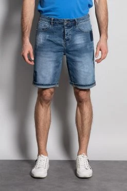 Shorts & Bermudas Short En Jean Avec Patchs Pour Homme - SOYA S20J802 - DEELUXESHORT SOYA 9 Shorts & Bermudas Short En Jean Avec Patchs Pour Homme - SOYA S20J802 - DEELUXESHORT SOYA -Vêtements Homme Soldes Magasin soya 2
