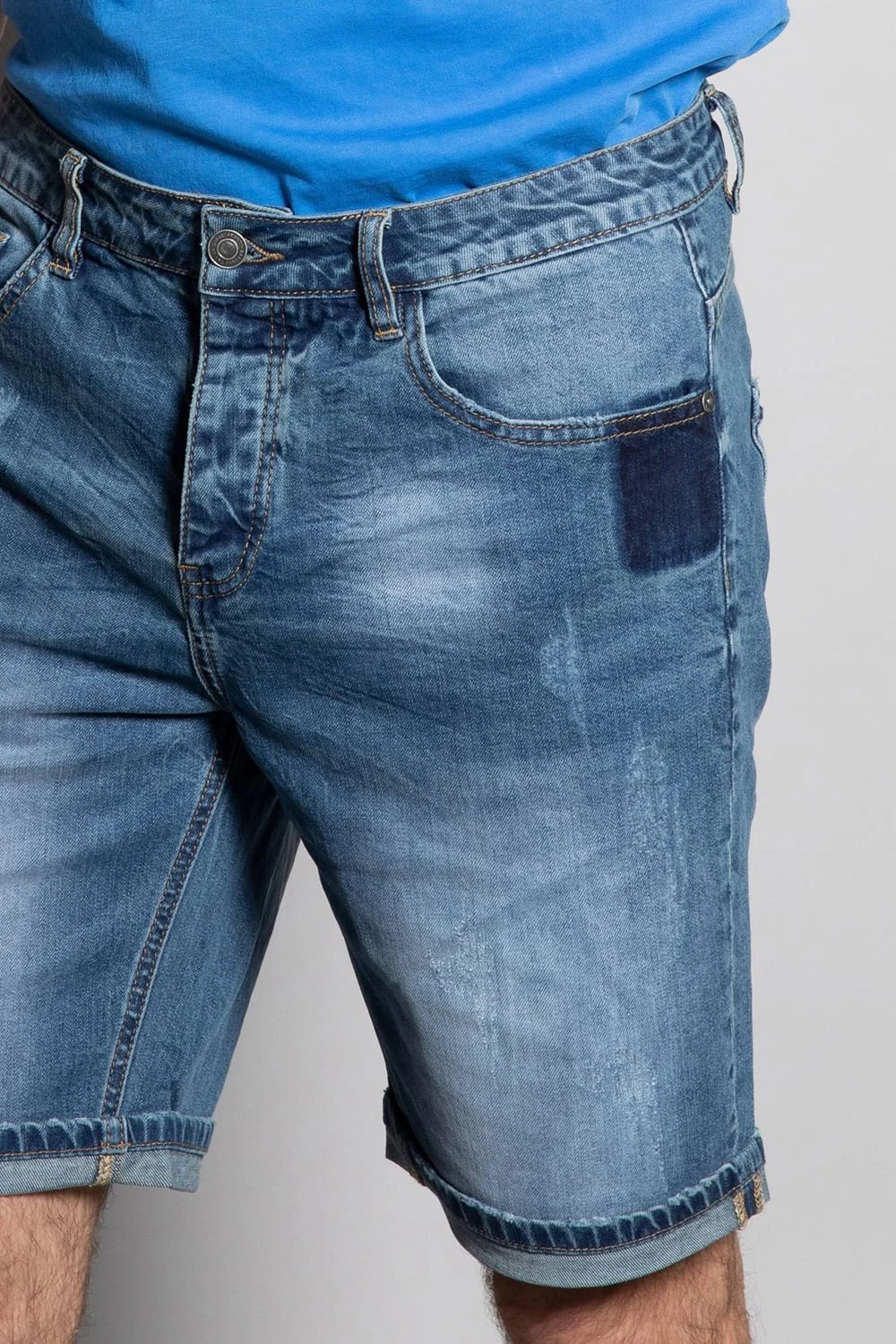 Shorts & Bermudas Short En Jean Avec Patchs Pour Homme - SOYA S20J802 - DEELUXESHORT SOYA 7 Shorts & Bermudas Short En Jean Avec Patchs Pour Homme - SOYA S20J802 - DEELUXESHORT SOYA – Image 5