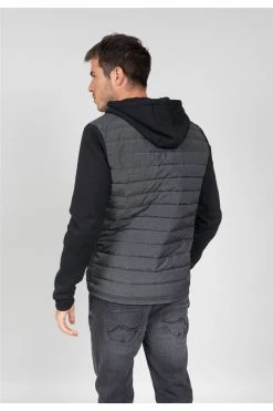 Sweats Sweat Zippé à Capuche Bi-matière Pour Homme - FEELING 01V583M - DEELUXESweat FEELING -Vêtements Homme Soldes Magasin sweat feeling 3