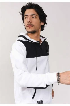 Sweats Sweat Bi-matière Avec CapucheSweat GURIN -Vêtements Homme Soldes Magasin sweat gurin 3