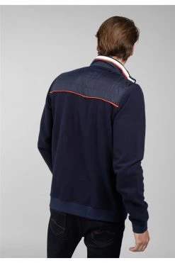 Sweats Sweat Zippé Bi-matière Pour Homme - TRAVEL 01V570M - DEELUXESweat TRAVEL -Vêtements Homme Soldes Magasin sweat travel 4