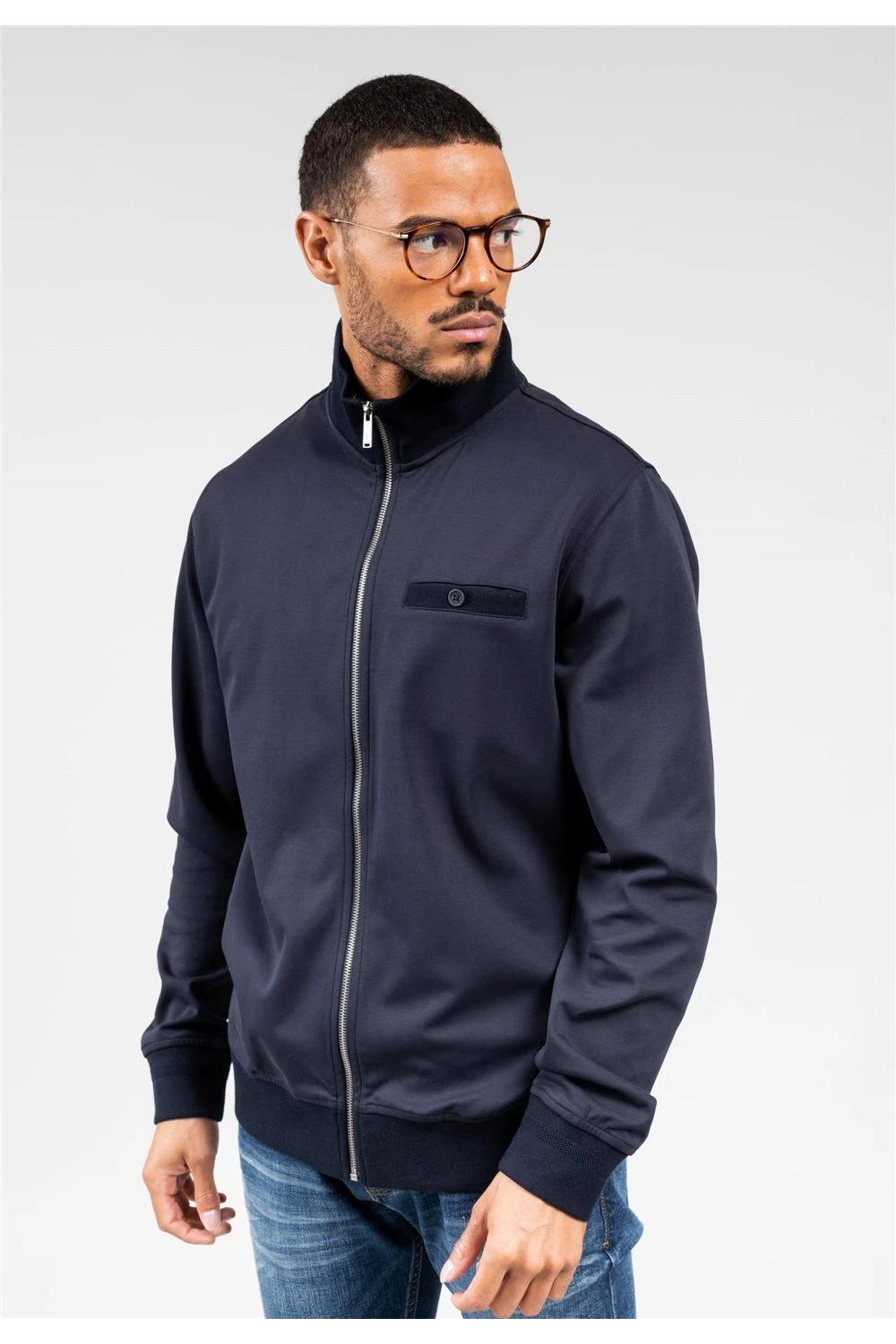 Sweats Gilet Zippé Uni En Coton Pour Homme - WALFER 01V581M - DEELUXESweat WALFER 3 Sweats Gilet Zippé Uni En Coton Pour Homme - WALFER 01V581M - DEELUXESweat WALFER