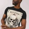 T-shirts Tee-shirt Imrimé Tête De Mort As De PiqueT-Shirt ACE -Vêtements Homme Soldes Magasin t shirt ace