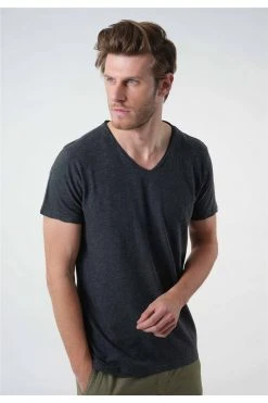 T-shirts Tee-shirt Uni Col En VT-Shirt ADDICT -Vêtements Homme Soldes Magasin t shirt addict 2