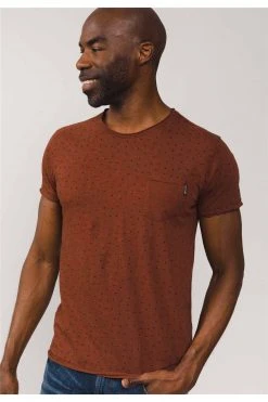 T-shirts Tee-shirt à Motifs Col Rond Avec Poche PoitrineT-Shirt BERRY