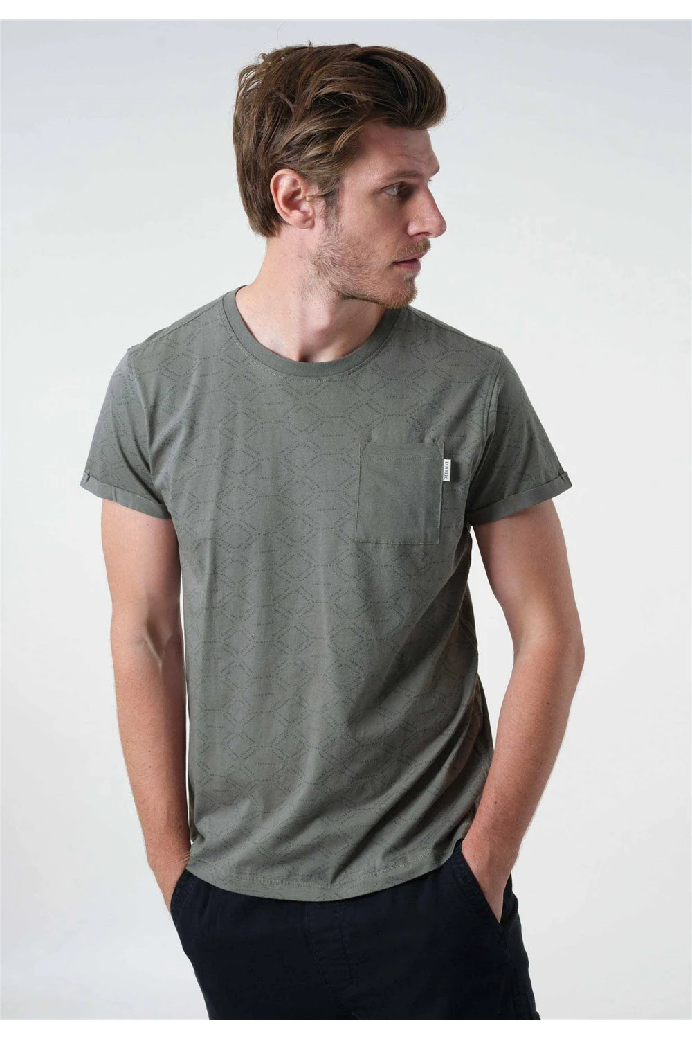 T-shirts Tee-shirt à Motifs Col Rond Manches CourtesT-Shirt BLOW 5 T-shirts Tee-shirt à Motifs Col Rond Manches CourtesT-Shirt BLOW – Image 3