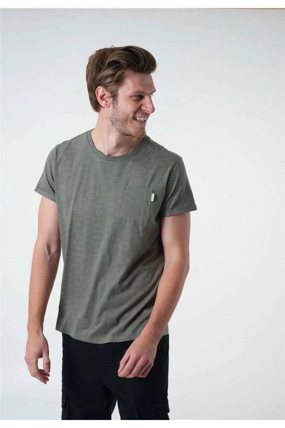 T-shirts Tee-shirt à Motifs Col Rond Manches CourtesT-Shirt BLOW 7 T-shirts Tee-shirt à Motifs Col Rond Manches CourtesT-Shirt BLOW – Image 5