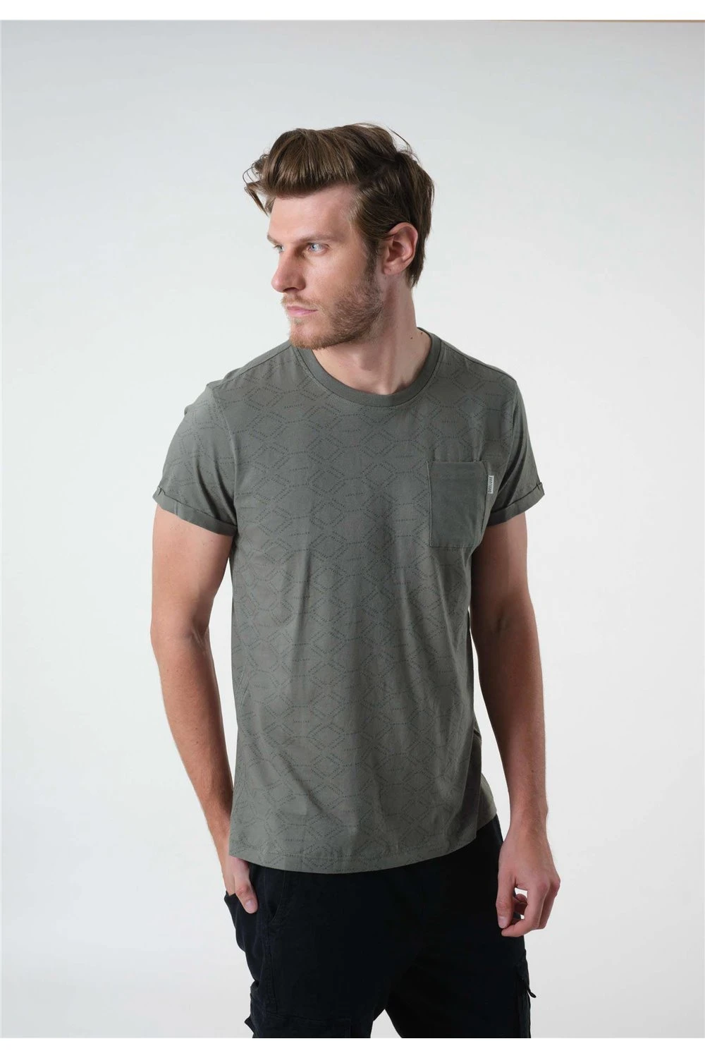 T-shirts Tee-shirt à Motifs Col Rond Manches CourtesT-Shirt BLOW 8 T-shirts Tee-shirt à Motifs Col Rond Manches CourtesT-Shirt BLOW – Image 6