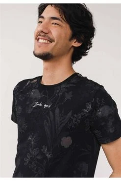 Vêtements Homme Soldes Magasin 3 T-shirts Tee-shirt Imprimé All Over Col Rond Manches CourtesT-Shirt BOTANICAL