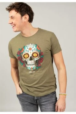 T-shirts T-Shirt CALAVERA - DeeluxeT-Shirt CALAVERA 13 T-shirts T-Shirt CALAVERA - DeeluxeT-Shirt CALAVERA -Vêtements Homme Soldes Magasin t shirt calavera 5
