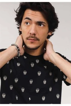 T-shirts Tee-shirt Tête De Mort Col Rond Manches CourtesT-Shirt CARIB 11 T-shirts Tee-shirt Tête De Mort Col Rond Manches CourtesT-Shirt CARIB -Vêtements Homme Soldes Magasin t shirt carib 3