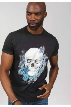 T-shirts Tee-shirt Tête De Mort Chardon Col RondT-Shirt CHARDON -Vêtements Homme Soldes Magasin t shirt chardon 2