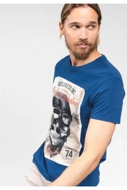 T-shirts T-shirt Dessin Tête De Mort Pour Homme - CLEM 01V165M - DEELUXET-Shirt CLEM 11 T-shirts T-shirt Dessin Tête De Mort Pour Homme - CLEM 01V165M - DEELUXET-Shirt CLEM -Vêtements Homme Soldes Magasin t shirt clem 9