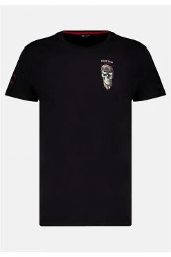 T-shirts T-shirt Dessin Tête De Mort Pour Homme - CLEMSON 01V166M - DEELUXET-Shirt CLEMSON -Vêtements Homme Soldes Magasin t shirt clemson 1
