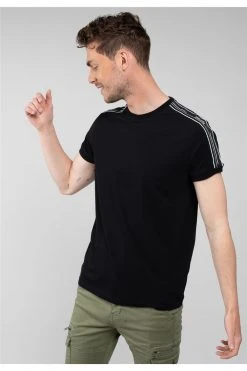 T-shirts T-shirt Avec Bandes Sérigraphiées Pour Homme - COLT 01V146M - DEELUXET-Shirt COLT 10 T-shirts T-shirt Avec Bandes Sérigraphiées Pour Homme - COLT 01V146M - DEELUXET-Shirt COLT -Vêtements Homme Soldes Magasin t shirt colt 2