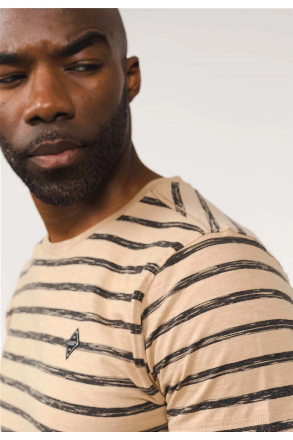 T-shirts Tee-shirt à Rayures Col Rond Manches CourtesT-Shirt DALSO 7 T-shirts Tee-shirt à Rayures Col Rond Manches CourtesT-Shirt DALSO – Image 5