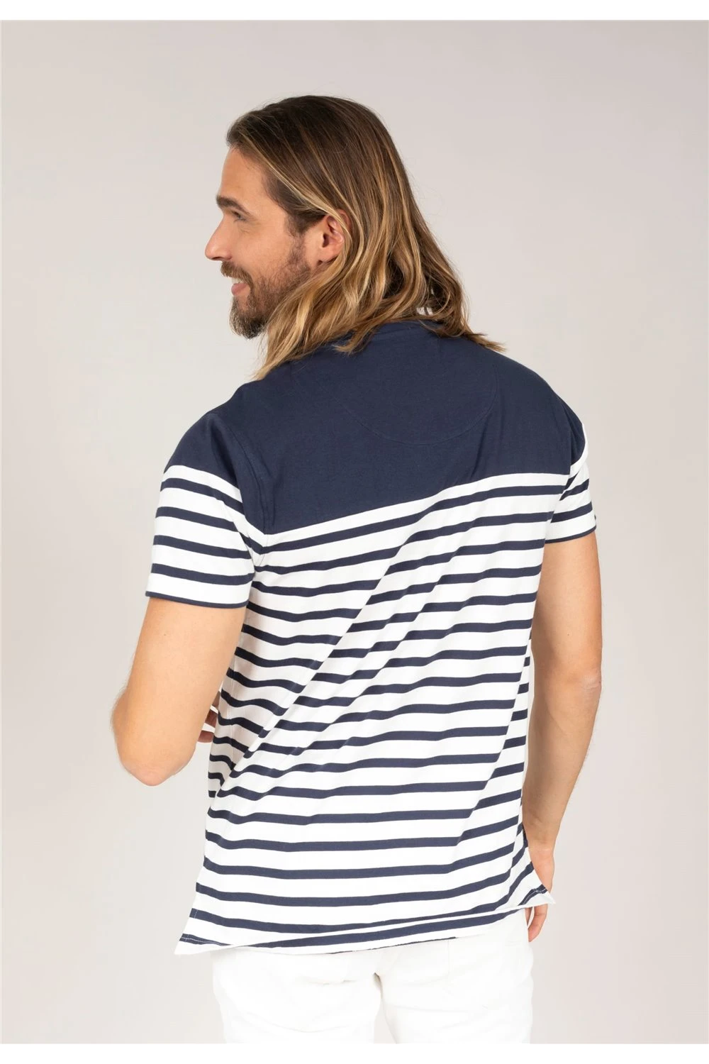 T-shirts T-shirt à Rayures Pour Homme - DIXON 01V138M - DEELUXET-Shirt DIXON 8 T-shirts T-shirt à Rayures Pour Homme - DIXON 01V138M - DEELUXET-Shirt DIXON – Image 6