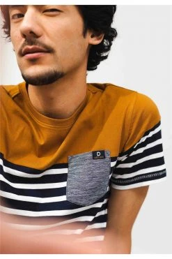 T-shirts T-shirt à RayuresT-Shirt DIXON -Vêtements Homme Soldes Magasin t shirt dixon 2