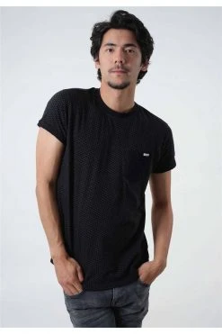 T-shirts Tee-shirt à Motifs Col V Avec Poche Plaquée BicoloreT-Shirt EARSON -Vêtements Homme Soldes Magasin t shirt earson 5