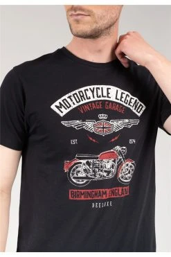 T-shirts T-shirt Imprimé Moto Pour Homme - GARAGE 01V129M - DEELUXET-Shirt GARAGE -Vêtements Homme Soldes Magasin t shirt garage 5