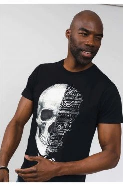 T-shirts T-shirt En Coton à Manches Courtes Et Imprimé Tête De MortT-Shirt HARNET