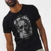 T-shirts Tee-shirt Tête De Mort Brume T-Shirt JACOB -Vêtements Homme Soldes Magasin t shirt jacob