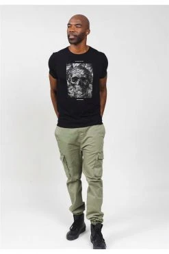 T-shirts Tee-shirt Tête De Mort Brume T-Shirt JACOB -Vêtements Homme Soldes Magasin t shirt jacob 2