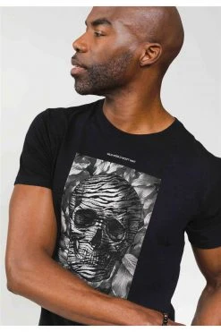 T-shirts Tee-shirt Tête De Mort Brume T-Shirt JACOB -Vêtements Homme Soldes Magasin t shirt jacob 3