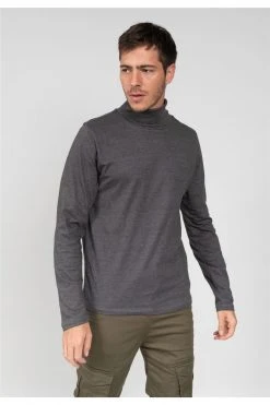 T-shirts T-shirt Manches Longues à Col Roulé Pour Homme - KALE 01V106M - DEELUXET-Shirt KALE -Vêtements Homme Soldes Magasin t shirt kale 5