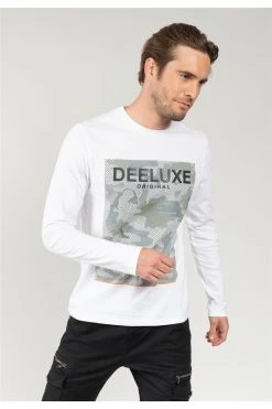 T-shirts T-shirt Manches Longues Camouflage Pour Homme - KUROSON 01V185M - DEELUXET-Shirt KUROSON -Vêtements Homme Soldes Magasin t shirt kuroson 2