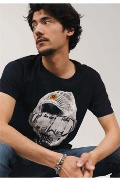 T-shirts T-shirt Dessin Tête De MortT-Shirt LANDY -Vêtements Homme Soldes Magasin t shirt landy 4