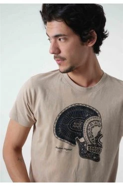 T-shirts Tee-shirt Tête De Mort Col Rond Manches CourtesT-Shirt LEADER -Vêtements Homme Soldes Magasin t shirt leader 1