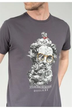 T-shirts T-shirt Fantaisie Avec Dessin Pour Homme - POSEY 01V151M - DEELUXET-Shirt POSEY -Vêtements Homme Soldes Magasin t shirt posey 4