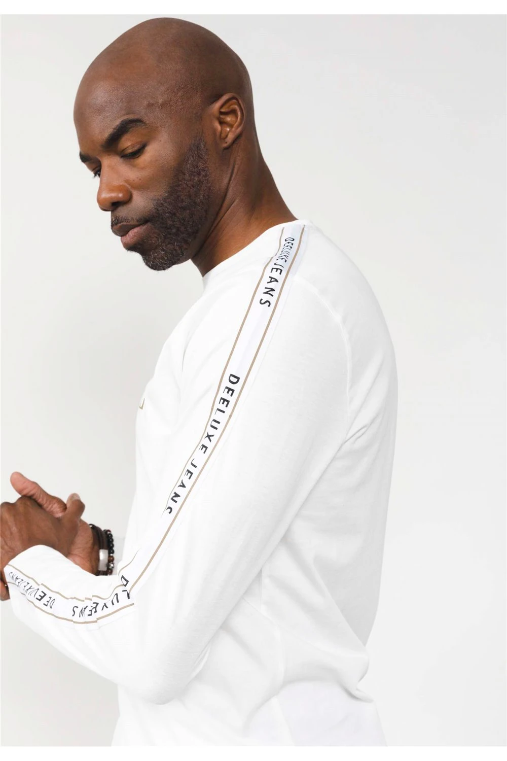 T-shirts Tee-shirt Sportswear à Bandes Manches LonguesT-Shirt RALFO 7 T-shirts Tee-shirt Sportswear à Bandes Manches LonguesT-Shirt RALFO – Image 5