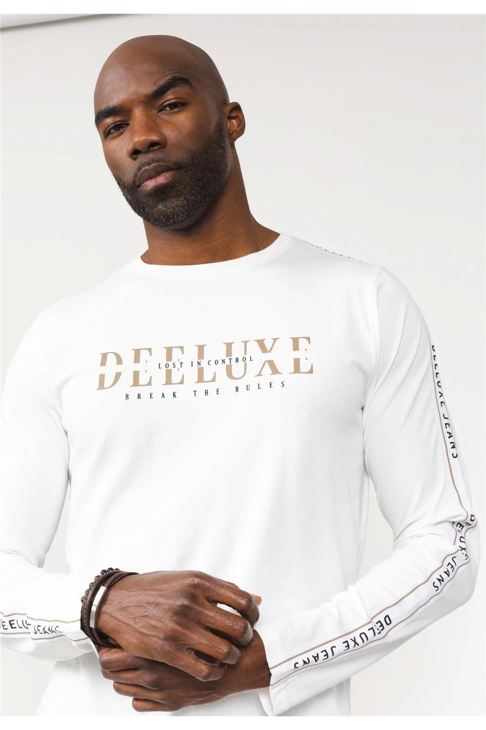 T-shirts Tee-shirt Sportswear à Bandes Manches LonguesT-Shirt RALFO 3 T-shirts Tee-shirt Sportswear à Bandes Manches LonguesT-Shirt RALFO