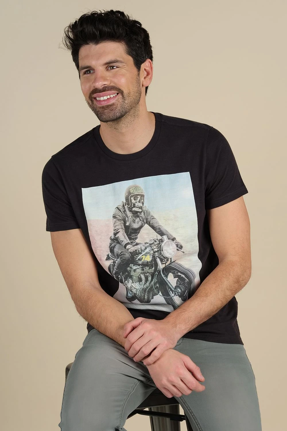 T-shirts T-shirt Imprimé Moto Pour Homme - RINGO S21133M - DEELUXET-Shirt RINGO 3 T-shirts T-shirt Imprimé Moto Pour Homme - RINGO S21133M - DEELUXET-Shirt RINGO