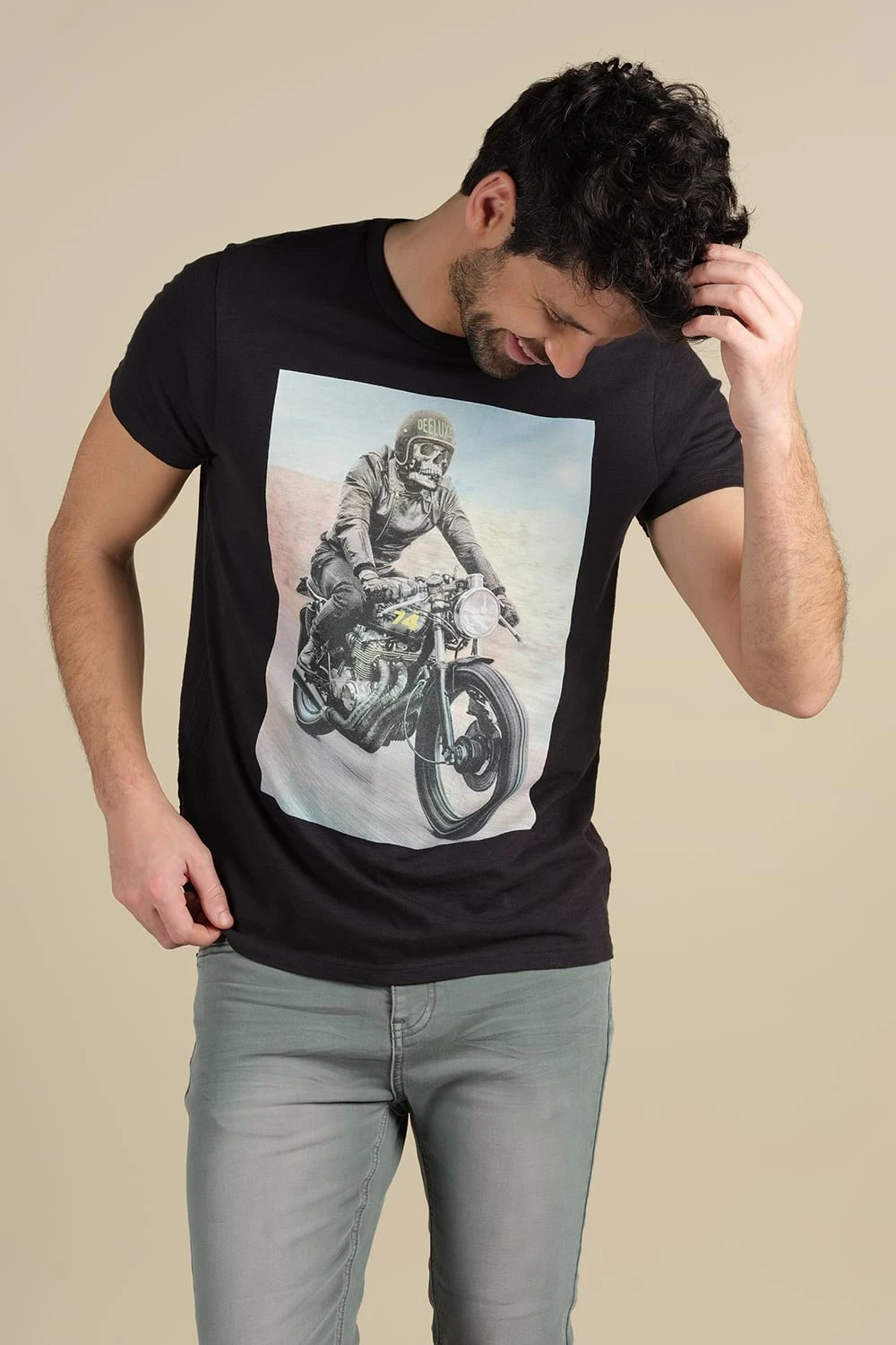 T-shirts T-shirt Imprimé Moto Pour Homme - RINGO S21133M - DEELUXET-Shirt RINGO 5 T-shirts T-shirt Imprimé Moto Pour Homme - RINGO S21133M - DEELUXET-Shirt RINGO – Image 3