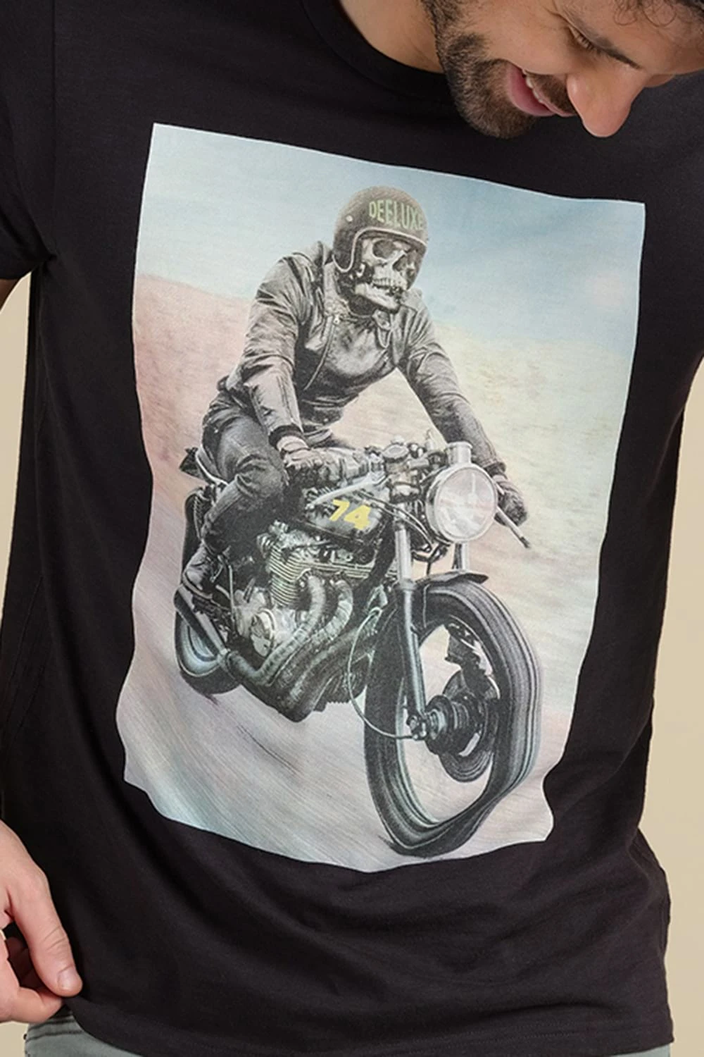 T-shirts T-shirt Imprimé Moto Pour Homme - RINGO S21133M - DEELUXET-Shirt RINGO 6 T-shirts T-shirt Imprimé Moto Pour Homme - RINGO S21133M - DEELUXET-Shirt RINGO – Image 4