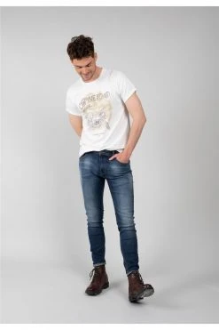 T-shirts T-shirt Imprimé Moto Pour Homme - ROADY 01V125M - DEELUXET-Shirt ROADY -Vêtements Homme Soldes Magasin t shirt roady 10