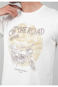 T-shirts T-shirt Imprimé Moto Pour Homme - ROADY 01V125M - DEELUXET-Shirt ROADY -Vêtements Homme Soldes Magasin t shirt roady 11