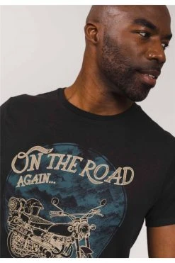 T-shirts Tee-shirt Imprimé Moto à Manches CourtesT-Shirt ROADY