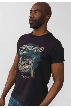 T-shirts Tee-shirt Imprimé Moto à Manches CourtesT-Shirt ROADY -Vêtements Homme Soldes Magasin t shirt roady 3